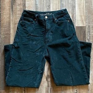 Dark Green Corduroy Pants